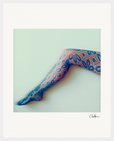 Lacey Leg Framed print 40x50 cm / 16x20″ White frame 13