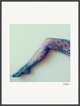 Lacey Leg Framed print 60x80 cm / 24x32″ Black frame 48