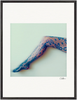 Lacey Leg Framed print 60x80 cm / 24x32″ Black frame 37