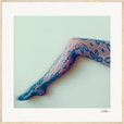 Lacey Leg Framed print 70x70 cm / 28x28″ Wood frame 27