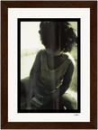 Little Secret Framed print 13x18 cm / 5x7″ Dark wood frame 41