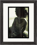 Little Secret Framed print 20x25 cm / 8x10″ Black frame 42