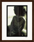 Little Secret Framed print 20x25 cm / 8x10″ Dark wood frame