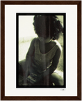 Little Secret Framed print 20x25 cm / 8x10″ Dark wood frame 43