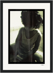 Little Secret Framed print 21x29.7 cm / 8x12" Black frame 62