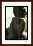 Little Secret Framed print 21x29.7 cm / 8x12" Dark wood frame 44