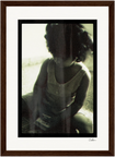 Little Secret Framed print 21x29.7 cm / 8x12" Dark wood frame 44