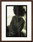 Little Secret Framed print 27x35 cm / 11x14″ Dark wood frame 45
