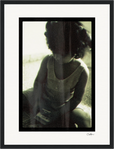 Little Secret Framed print 30x40 cm / 12x16″ Black frame 65