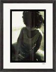 Little Secret Framed print 30x40 cm / 12x16″ Black frame 46