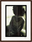 Little Secret Framed print 30x40 cm / 12x16″ Dark wood frame 47