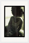 Little Secret Framed print 30x40 cm / 12x16″ White frame 11