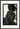 Little Secret Framed print 30x45 cm / 12x18″ Black frame 64