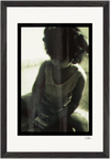 Little Secret Framed print 30x45 cm / 12x18″ Black frame 47