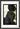 Little Secret Framed print 30x45 cm / 12x18″ Black frame 47