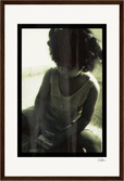 Little Secret Framed print 30x45 cm / 12x18″ Dark wood frame 48