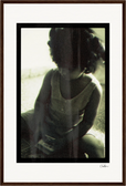 Little Secret Framed print 40x60 cm / 16x24″ Dark wood frame 50