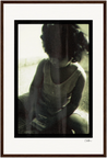Little Secret Framed print 40x60 cm / 16x24″ Dark wood frame 50