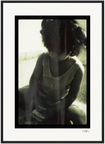Little Secret Framed print 50x70 cm / 20x28″ Black frame 70