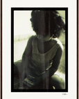 Little Secret Framed print 50x70 cm / 20x28″ Dark wood frame 52