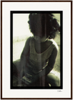 Little Secret Framed print 50x70 cm / 20x28″ Dark wood frame 52