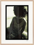 Little Secret Framed print 60x80 cm / 24x32″ Wood frame 34