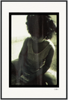 Little Secret Framed print 60x90 cm / 24x36″ Black frame 72