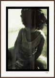 Little Secret Framed print 70x100 cm / 28x40″ Dark wood frame 55