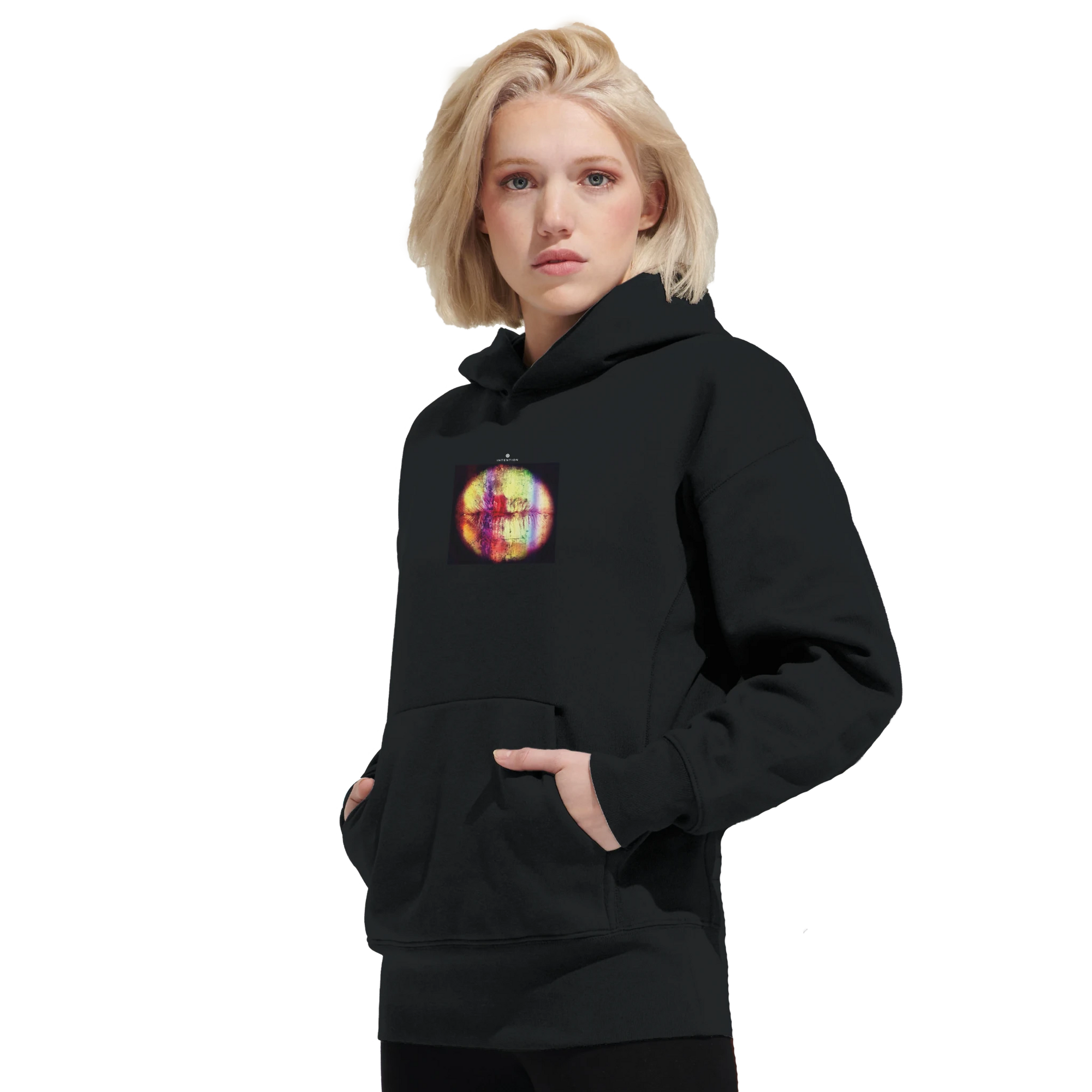 Love - "Chromatic Kiss" Hoodie Black XS 13