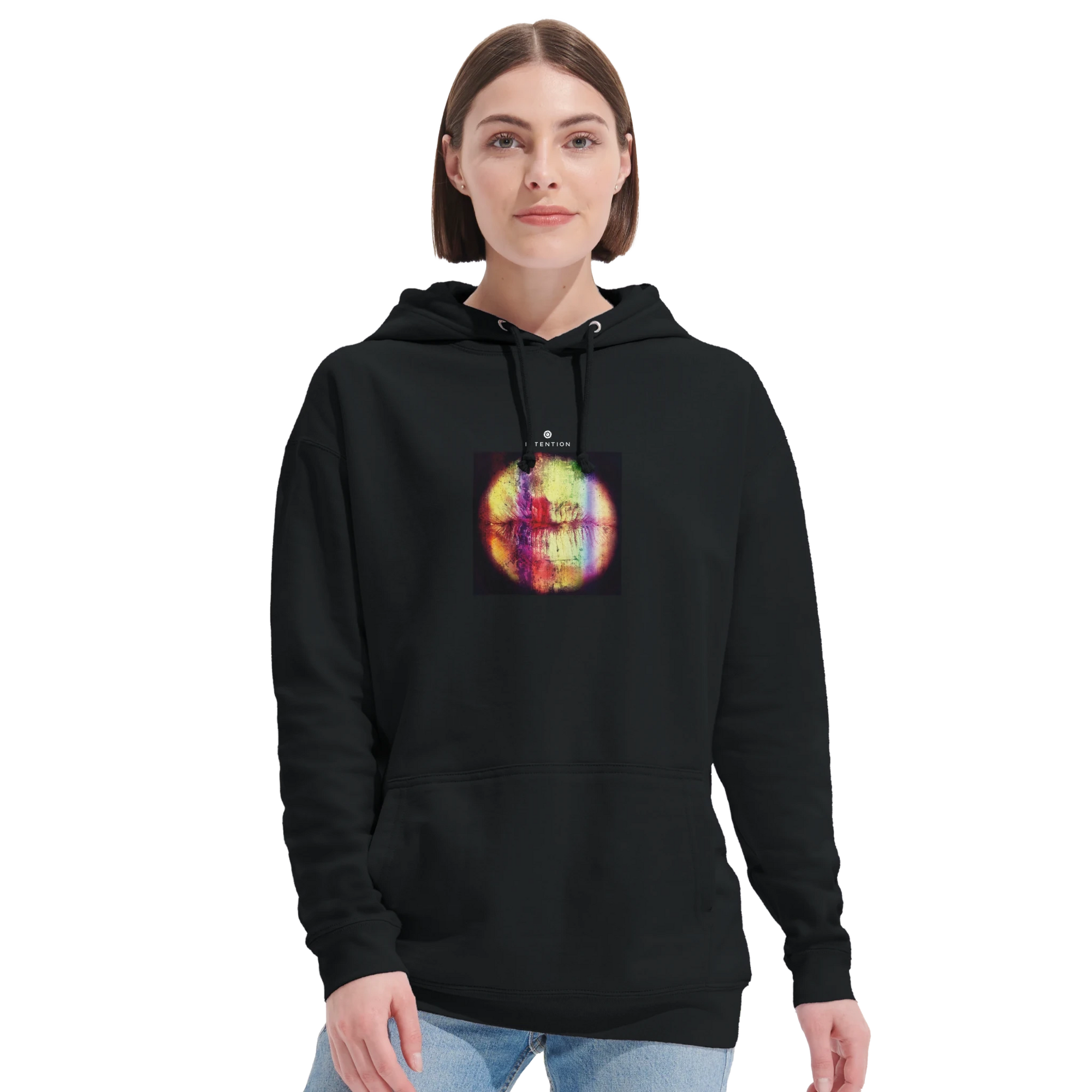 Love - "Chromatic Kiss" Hoodie Black XS 4