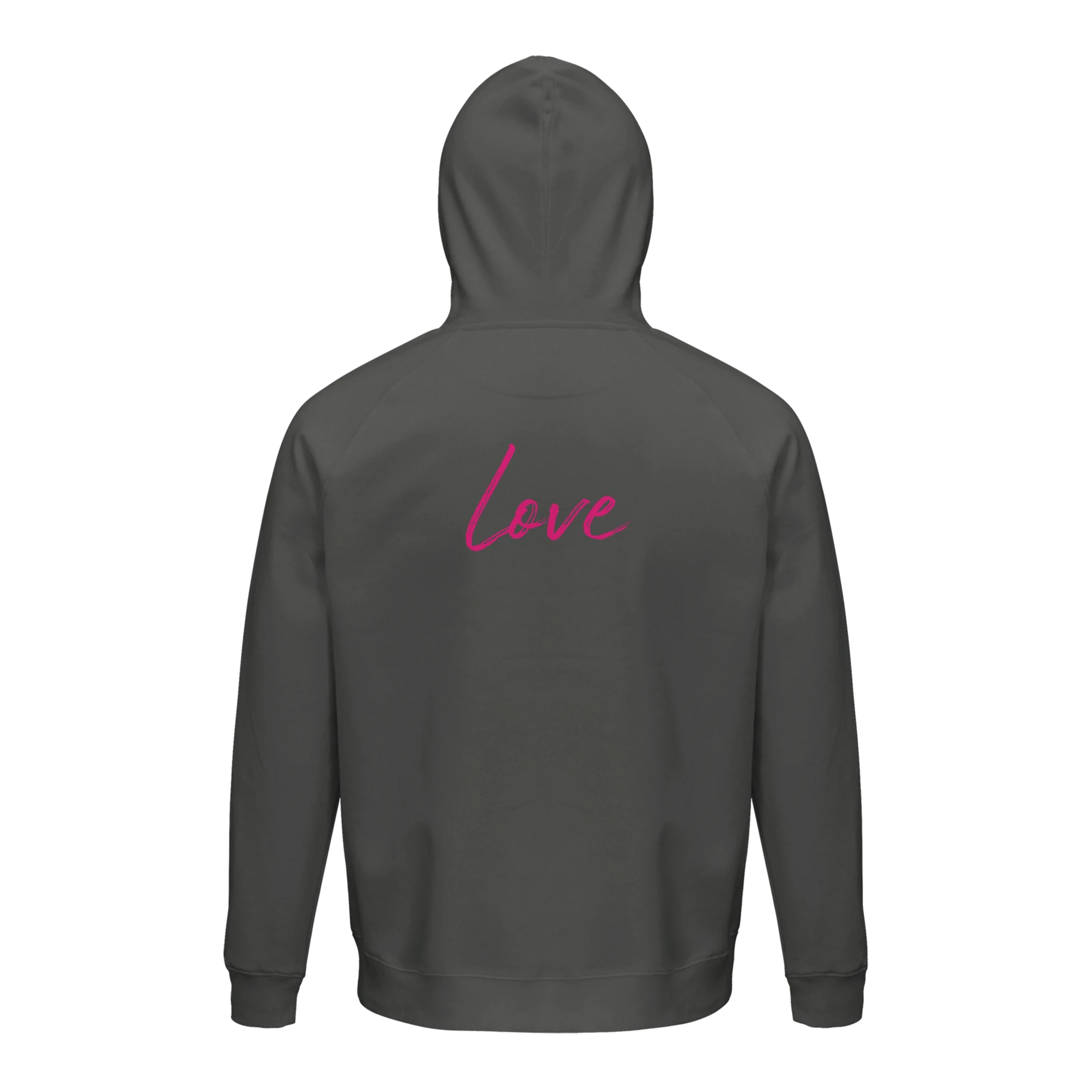 Love - "Chromatic Kiss" Hoodie charcoal melange XS 30