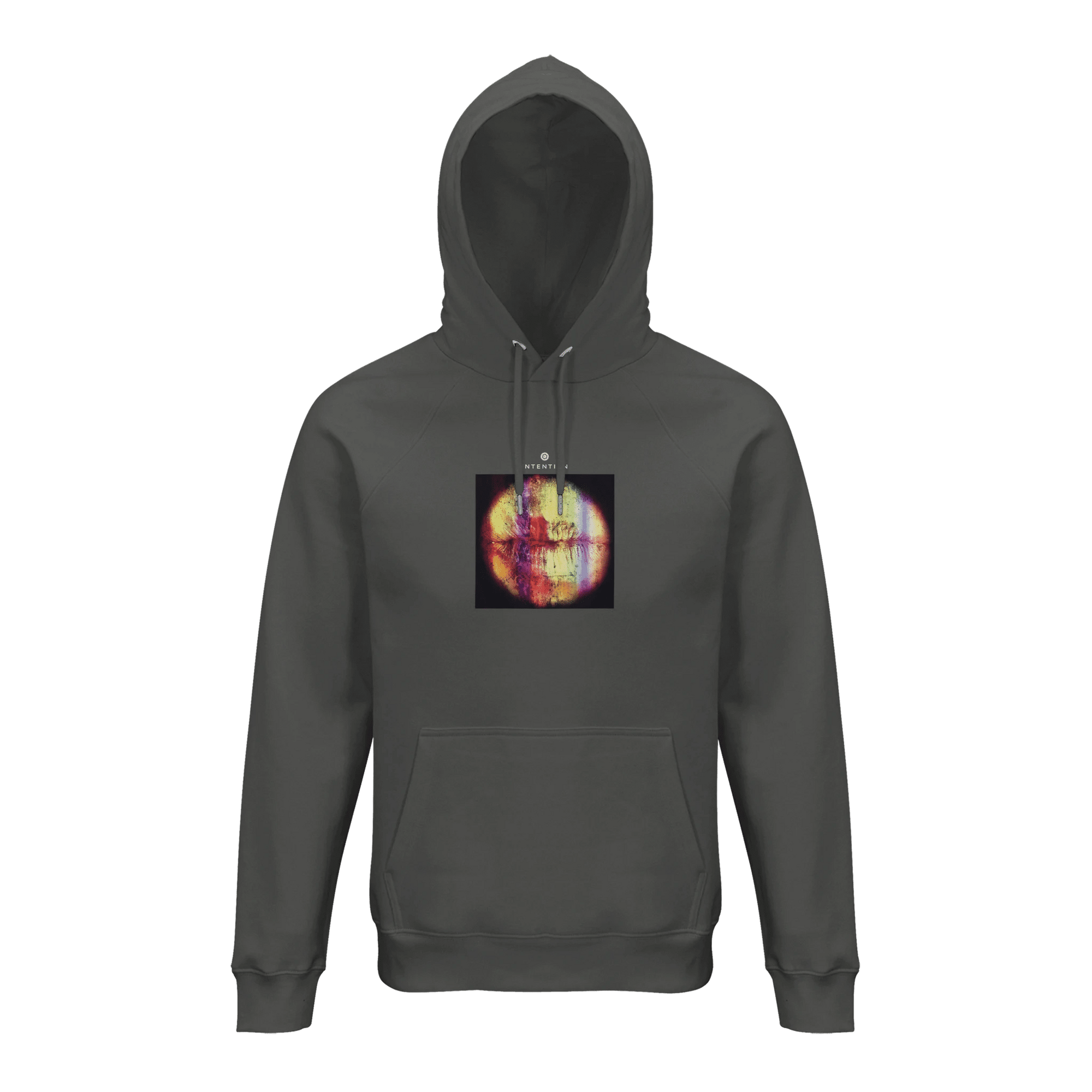 Love - "Chromatic Kiss" Hoodie charcoal melange XS 29