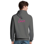 Love - "Chromatic Kiss" Hoodie charcoal melange XS 4