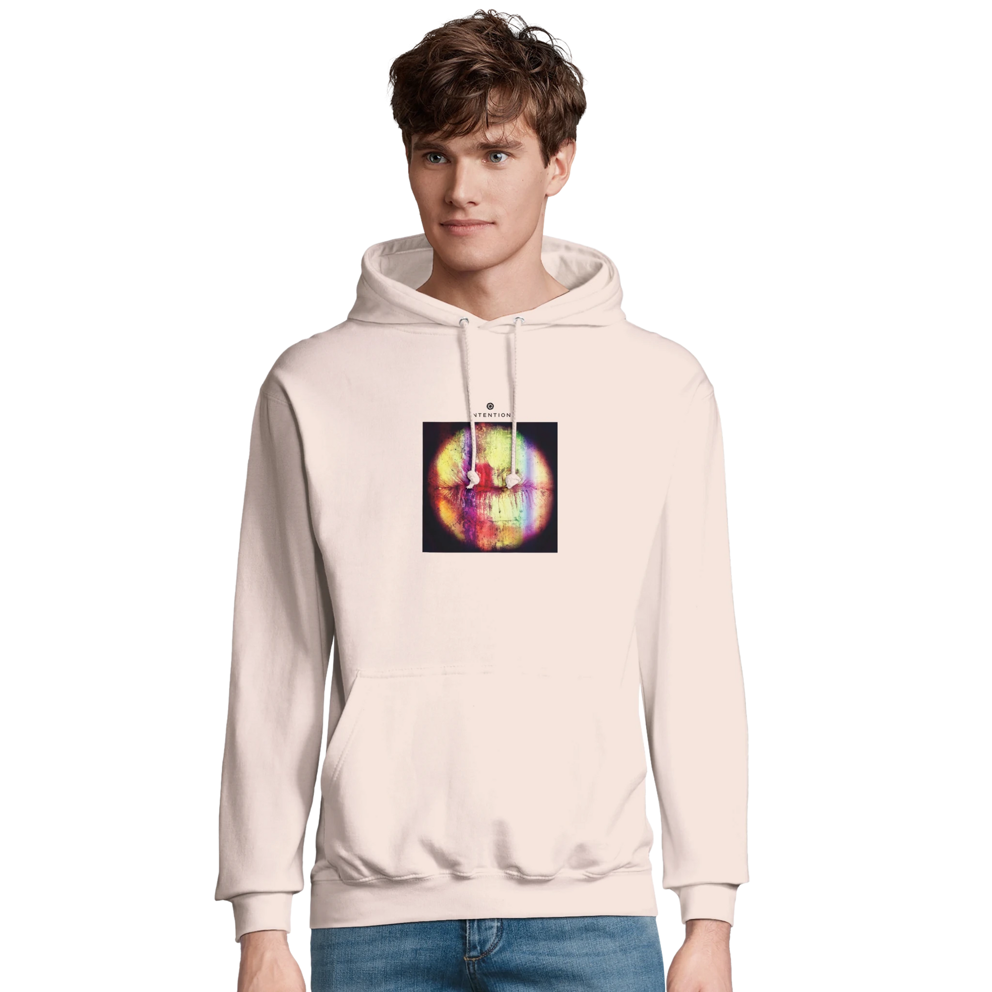 Love - "Chromatic Kiss" Hoodie creamy pink XS 3