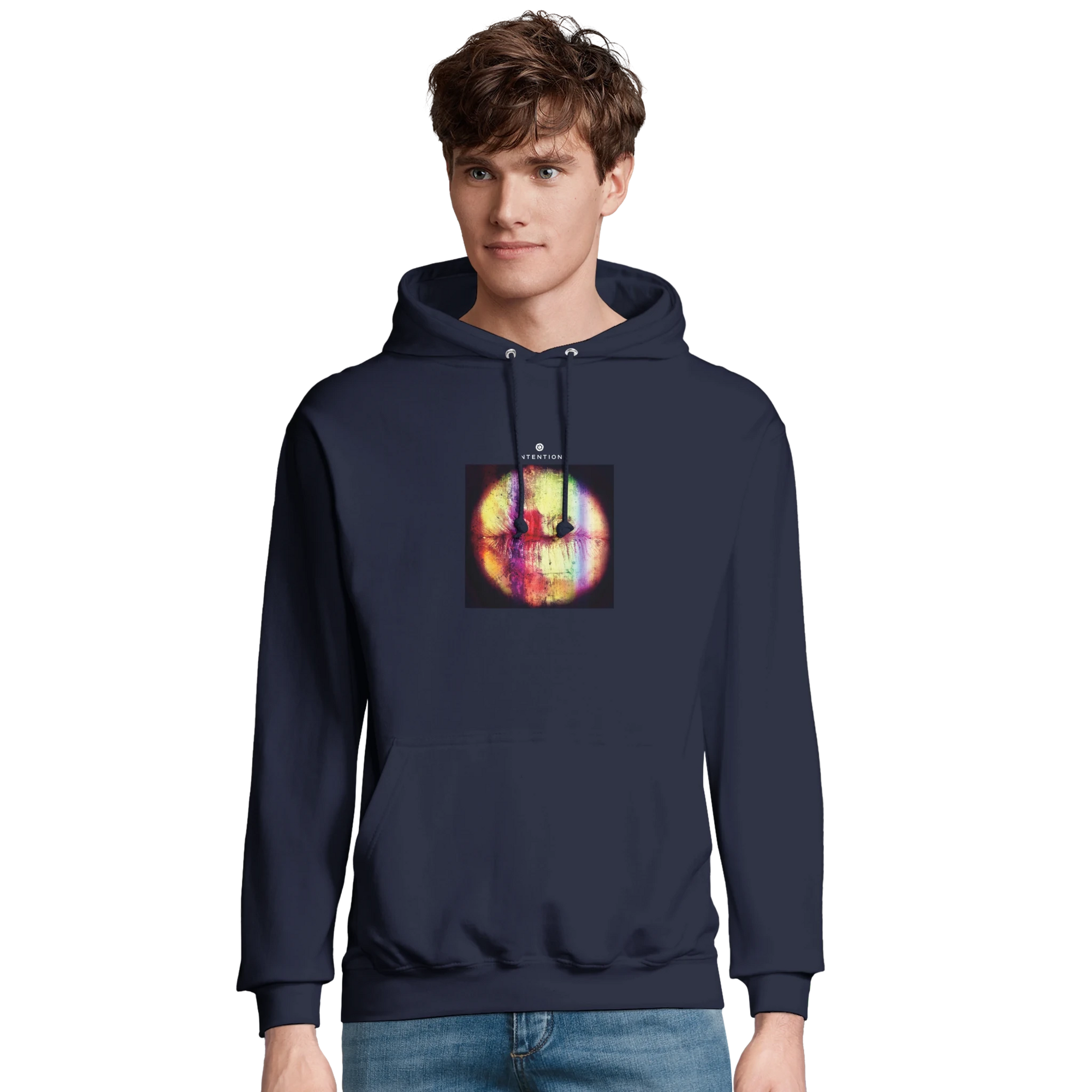 Love - "Chromatic Kiss" Hoodie French Navy XS 3