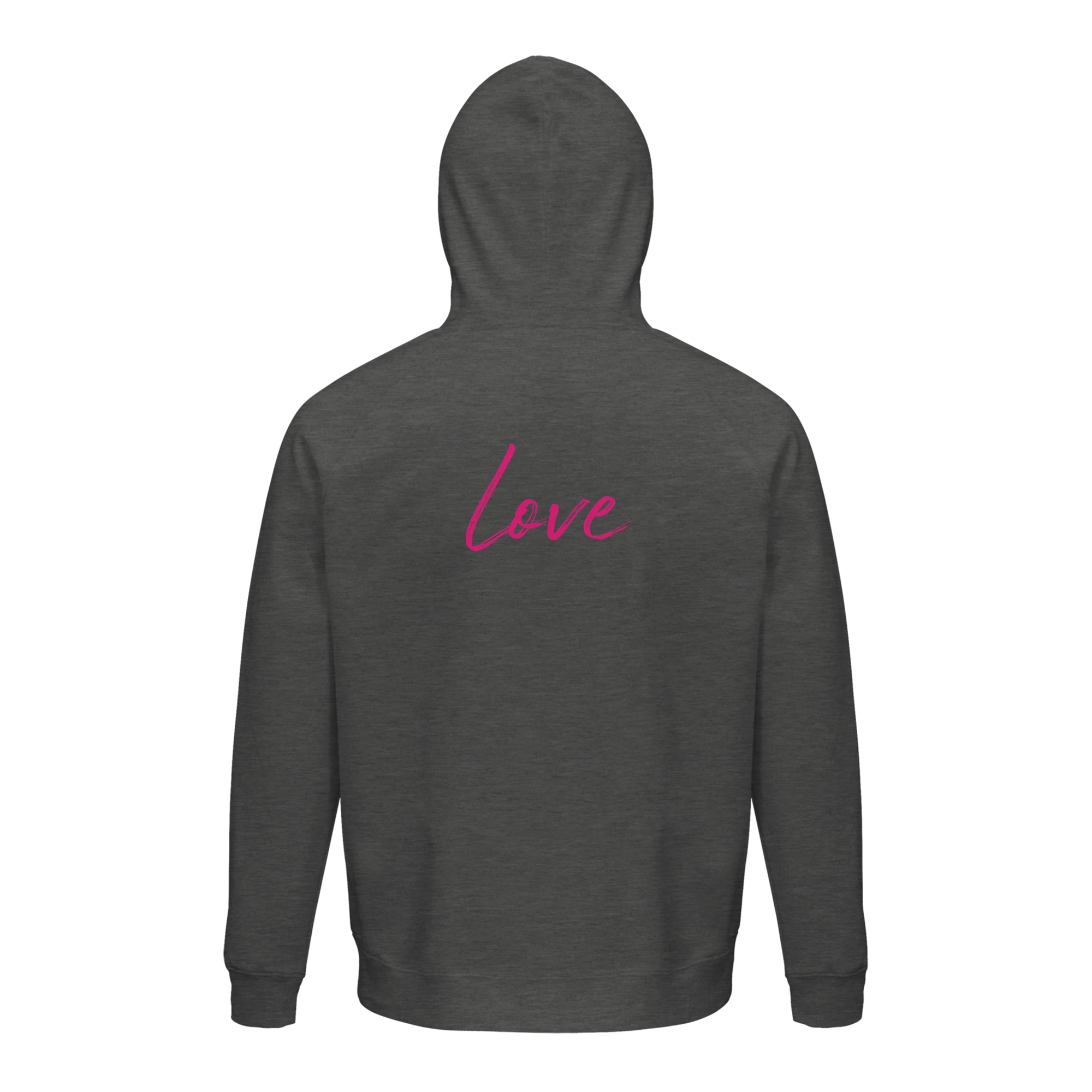 Love - "Chromatic Kiss" Hoodie Grey Melange XS 40