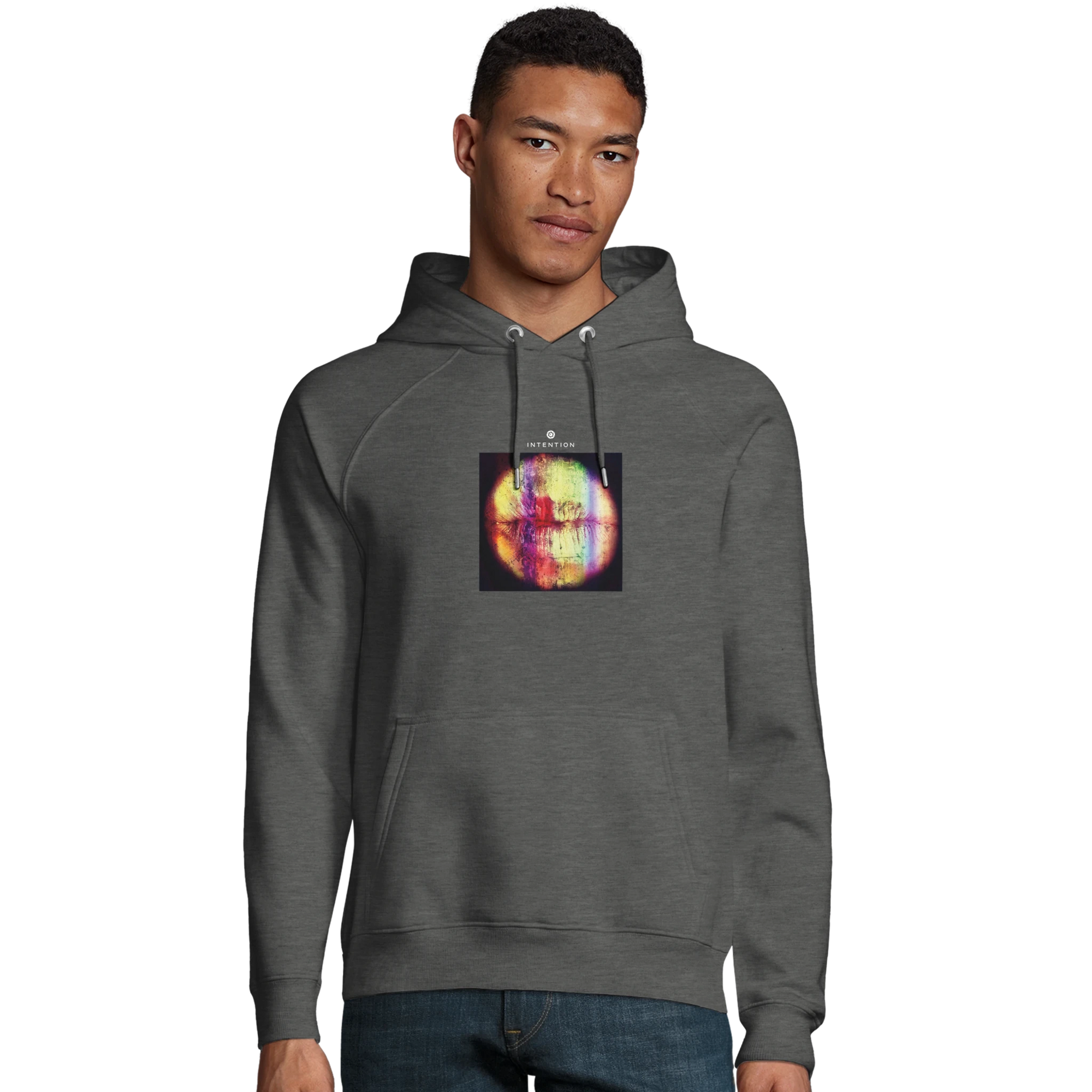 Love - "Chromatic Kiss" Hoodie Grey Melange XS 41