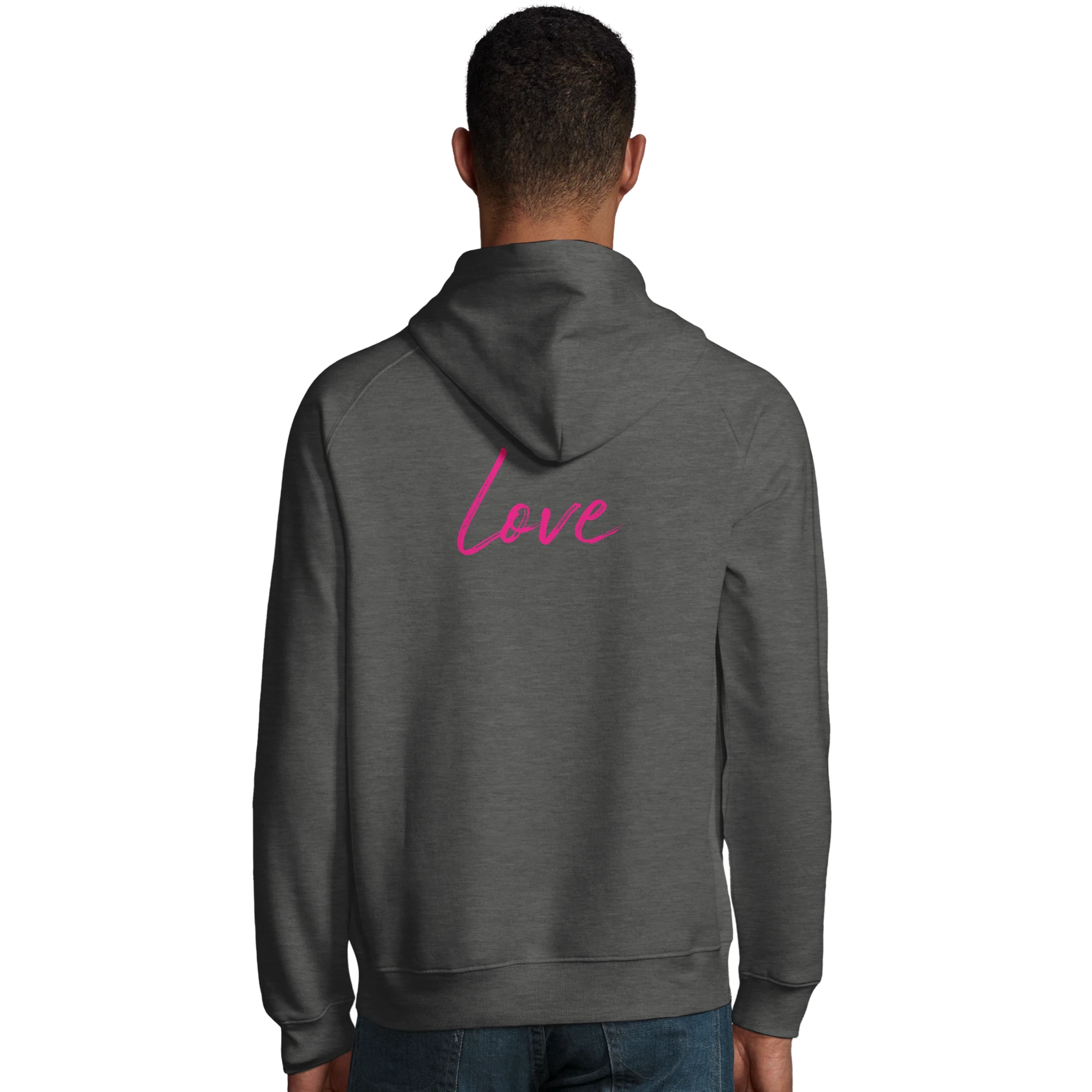 Love - "Chromatic Kiss" Hoodie Grey Melange XS 42