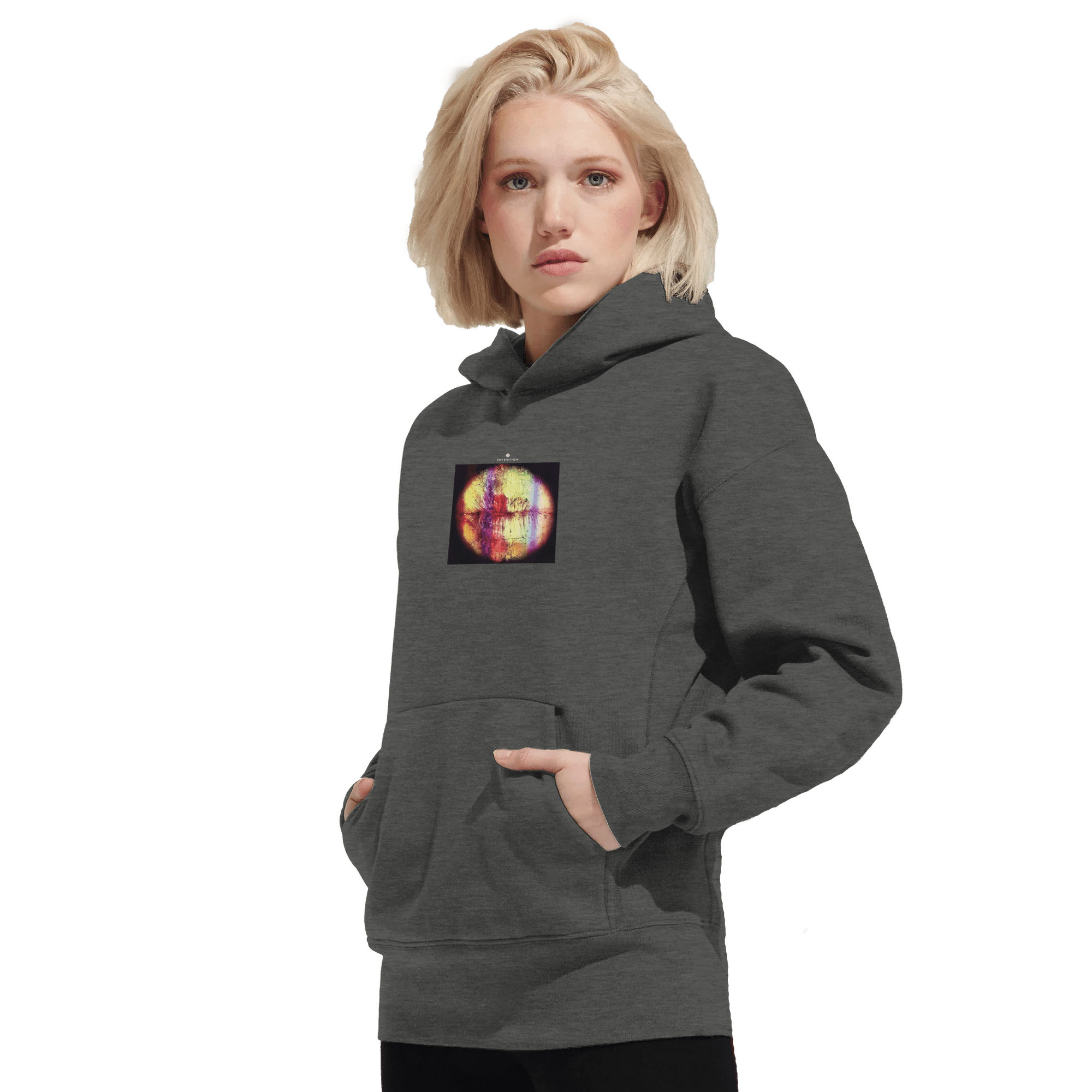 Love - "Chromatic Kiss" Hoodie Grey Melange XS 8