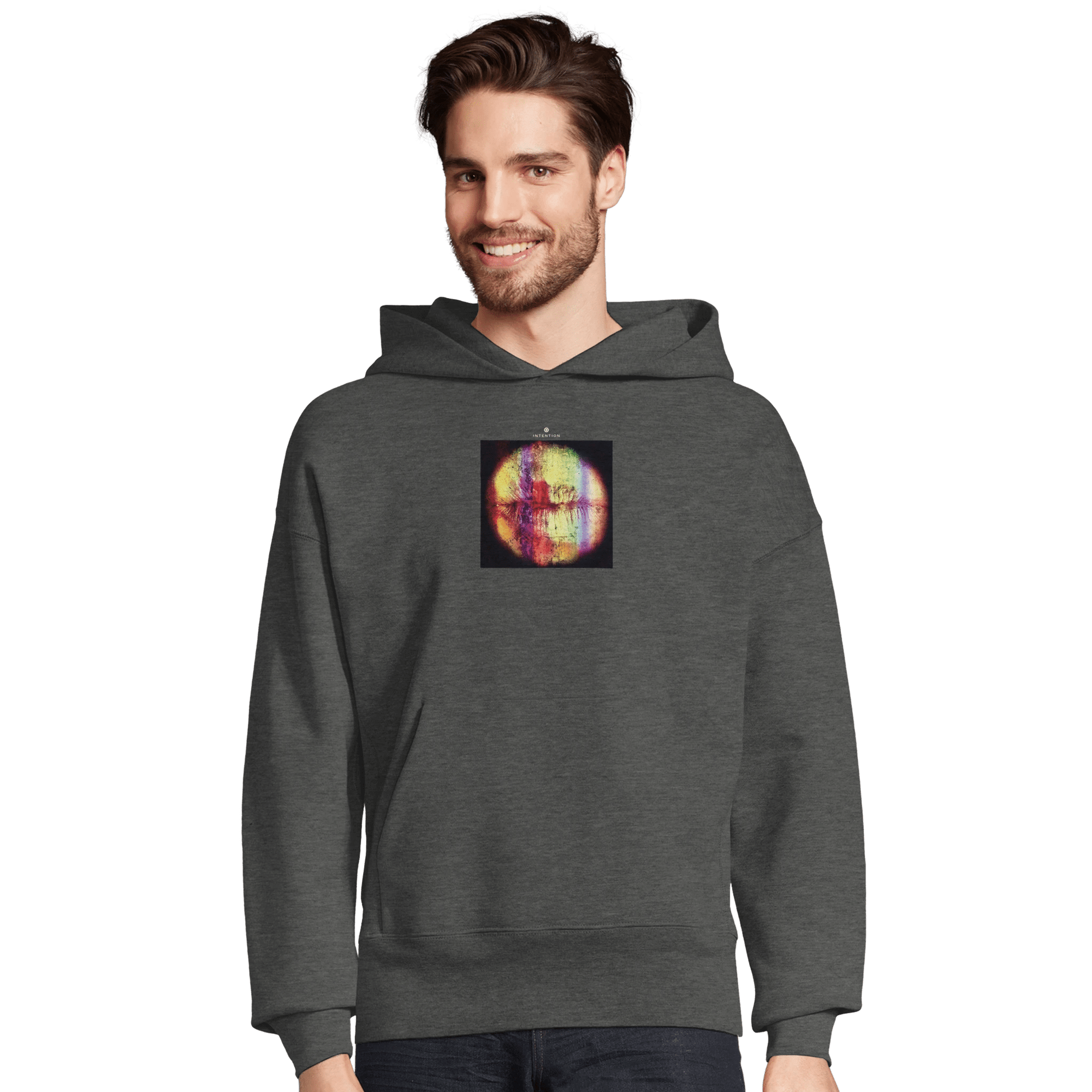 Love - "Chromatic Kiss" Hoodie Grey Melange XS 6