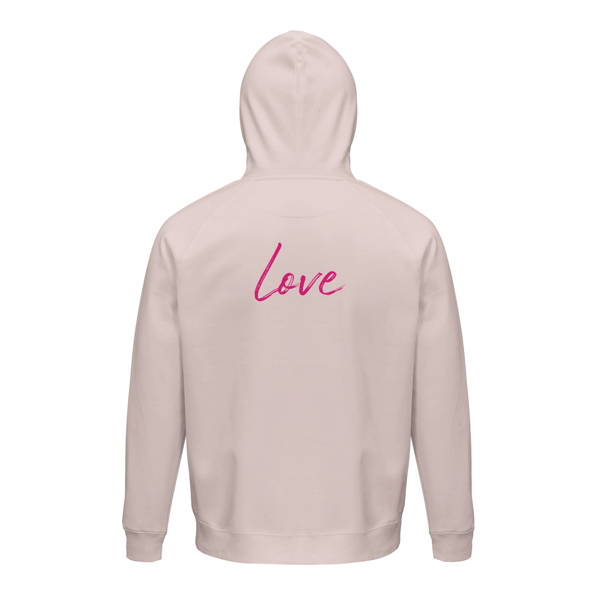 Love - "Chromatic Kiss" Hoodie Pale Pink XS 5