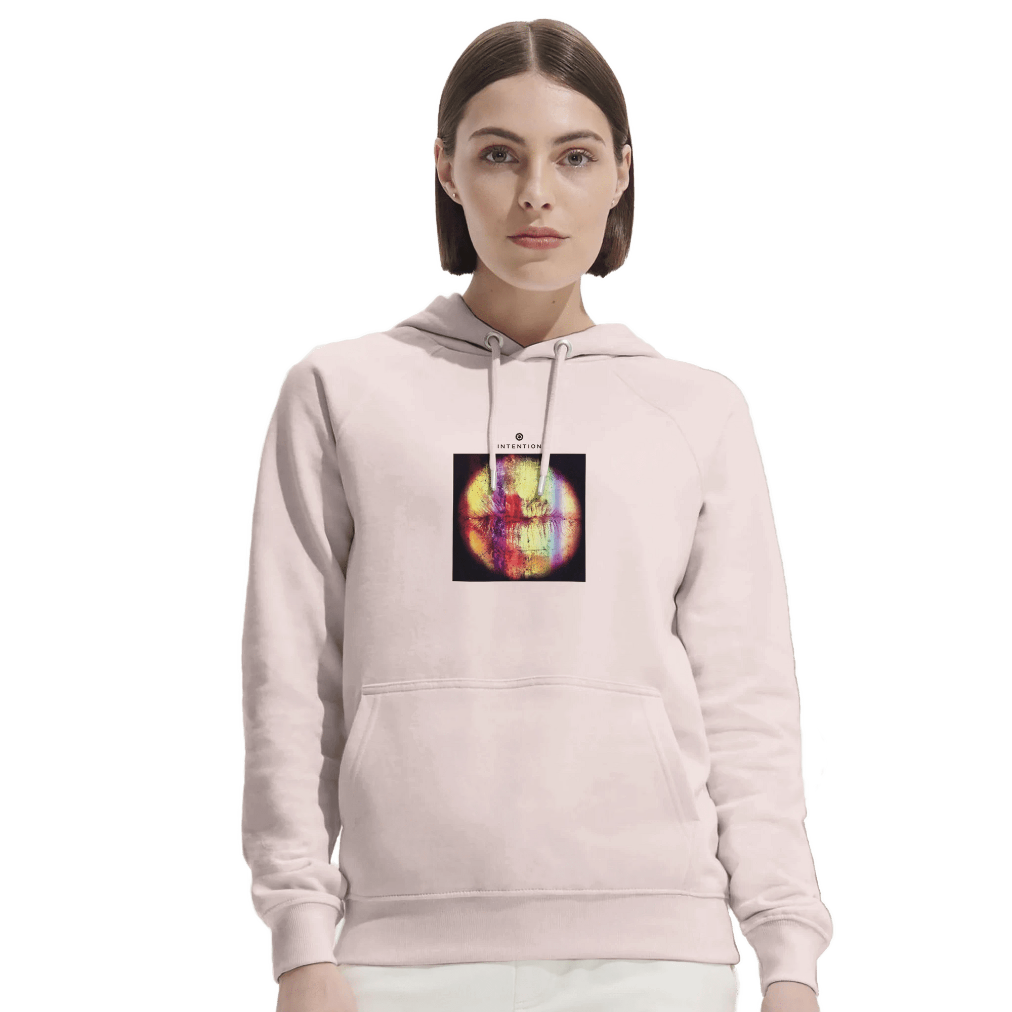 Love - "Chromatic Kiss" Hoodie Pale Pink XS 8