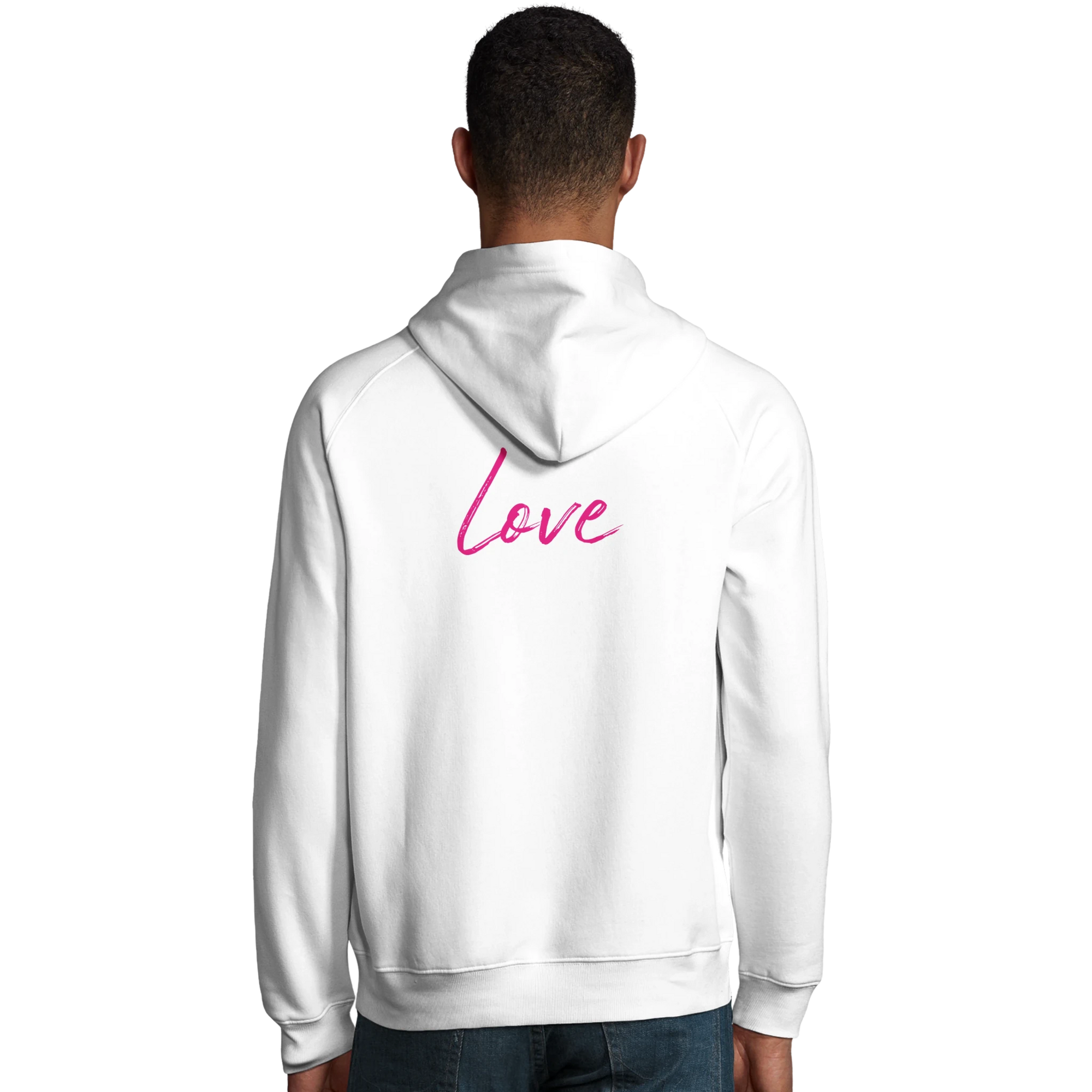 Love - "Chromatic Kiss" Hoodie White XS 37