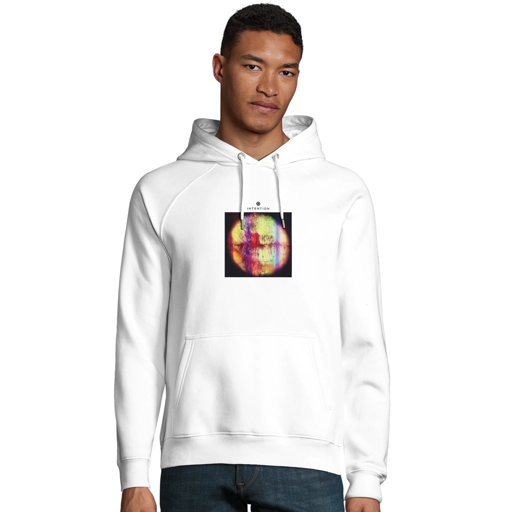 Love - "Chromatic Kiss" Hoodie White XS 36