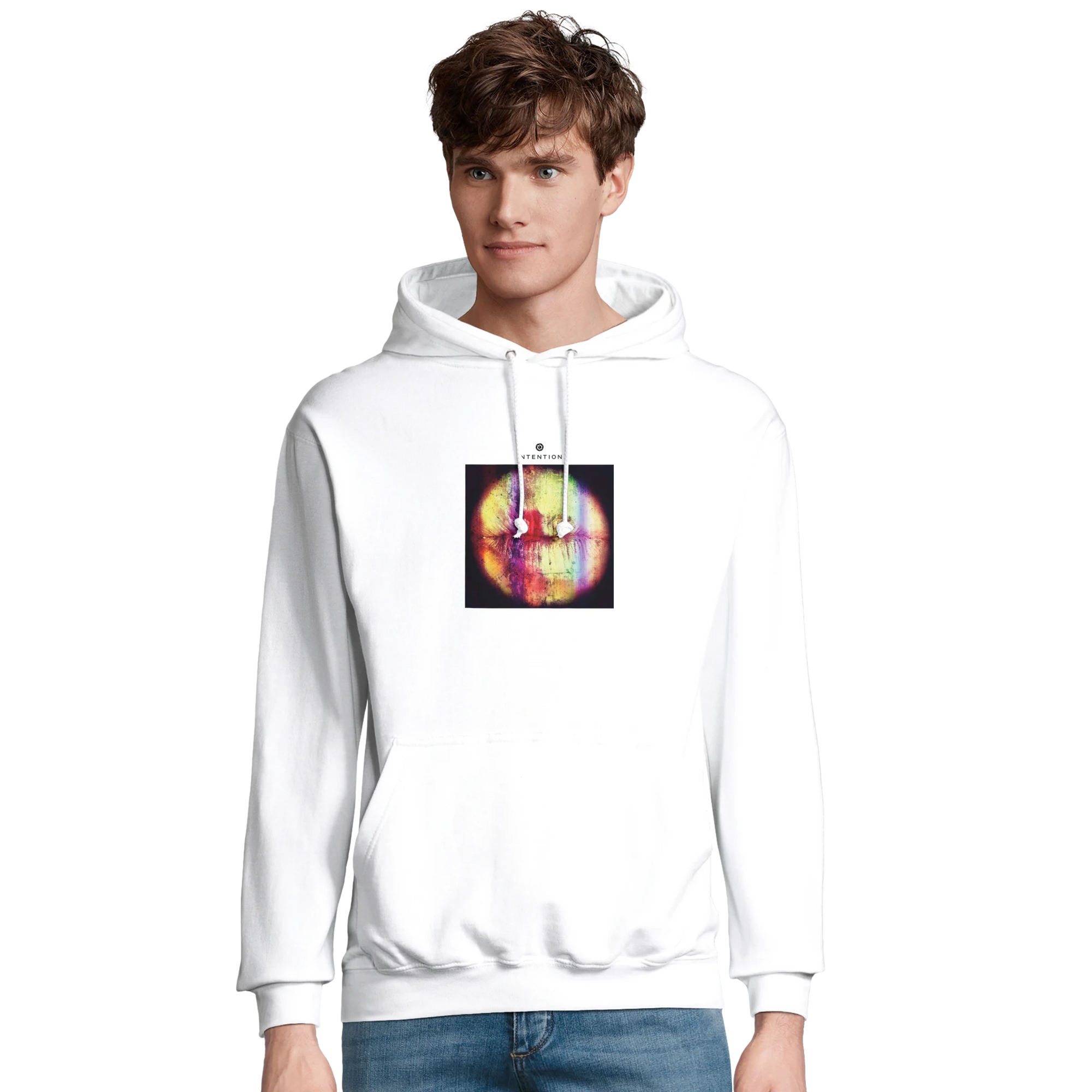 Love - "Chromatic Kiss" Hoodie White XS 3