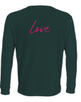Love - "Chromatic Kiss" Long sleeve green empire XS 2