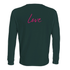 Love - "Chromatic Kiss" Long sleeve green empire XS 2
