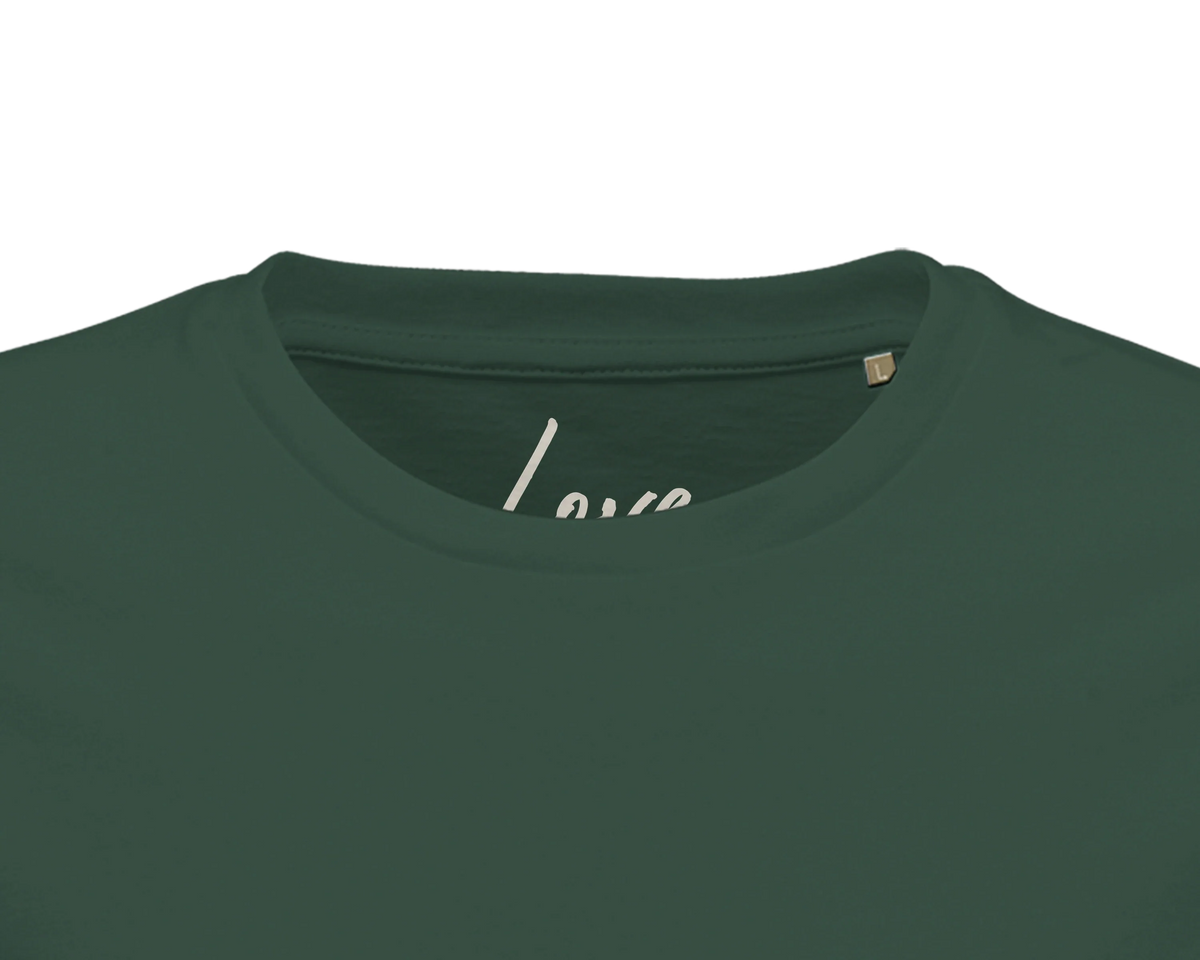 Love - "Chromatic Kiss" T-shirt Bottle Green 2
