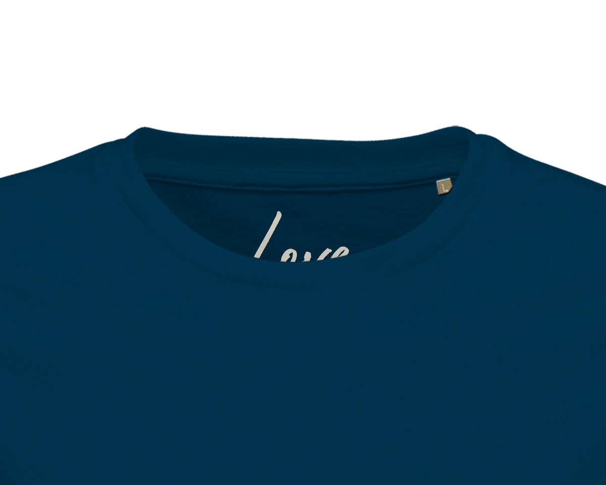 Love - "Chromatic Kiss" T-shirt denim 2