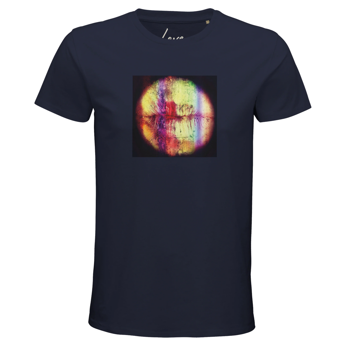 Love - "Chromatic Kiss" T-shirt French Navy 1